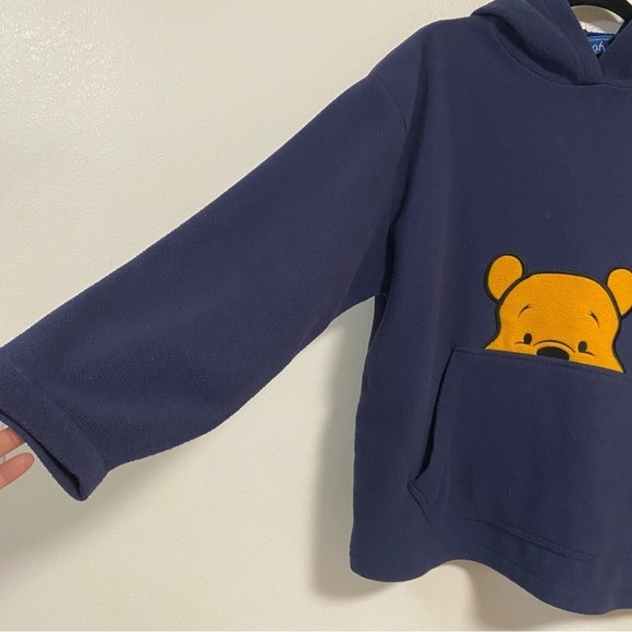 Disney Pooh Fleece Hoodie Pullover Sweater Size Medium - Picture 6 of 13